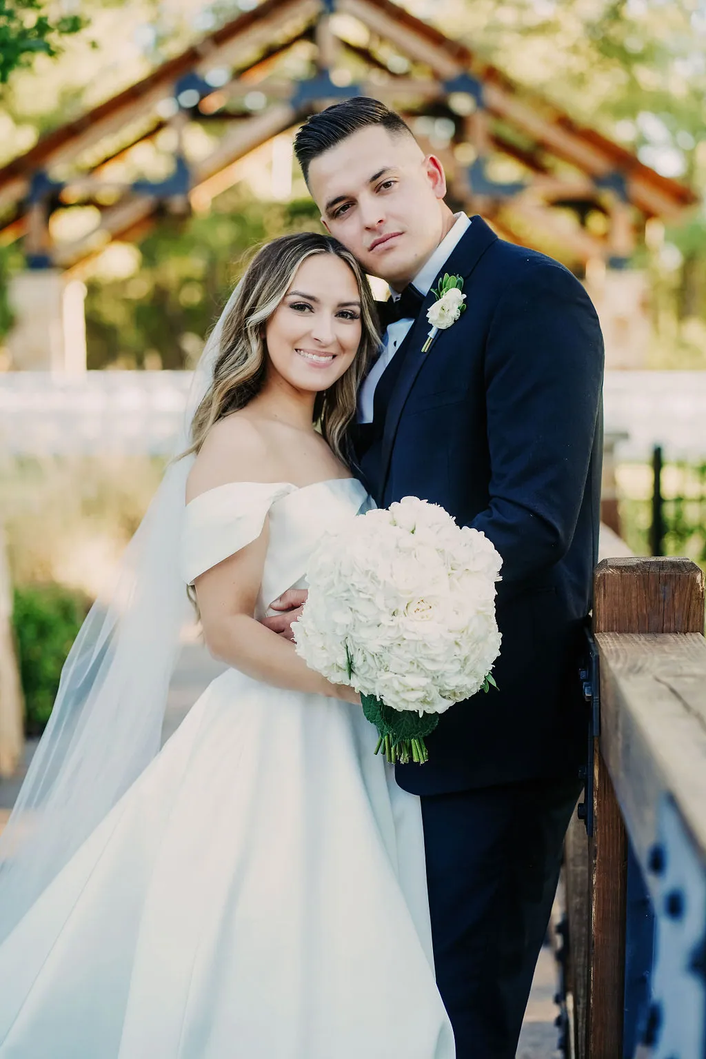 Finished bridal hair and makeup