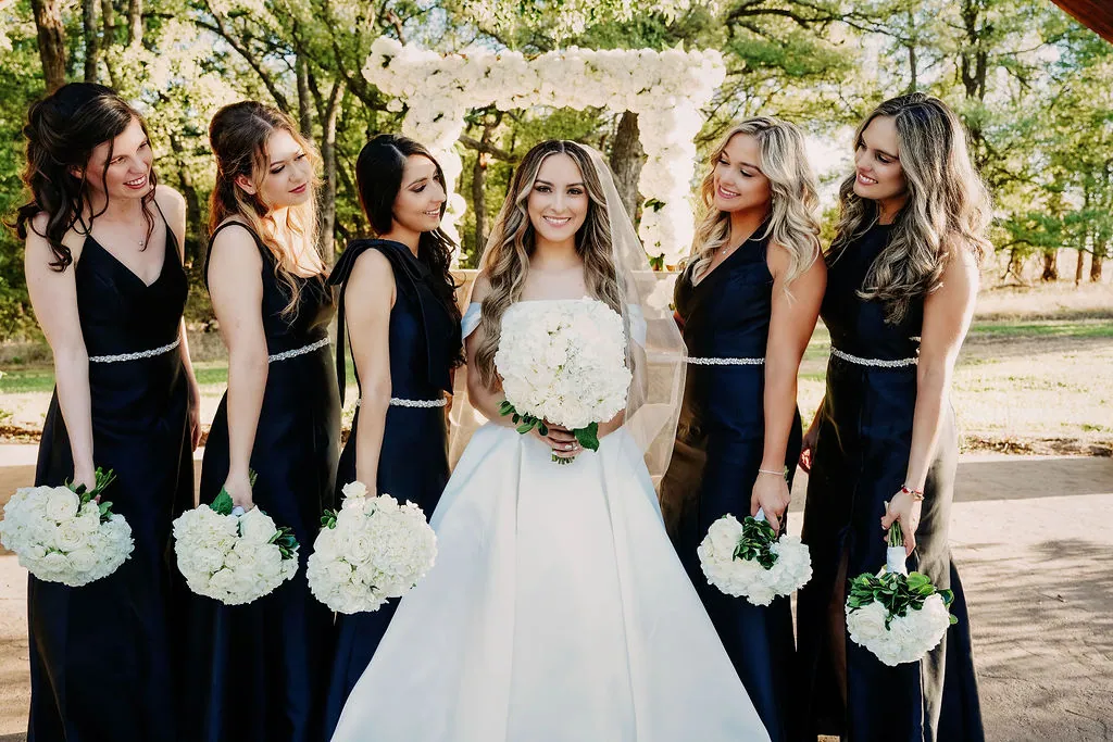 Finished on-location bridal look