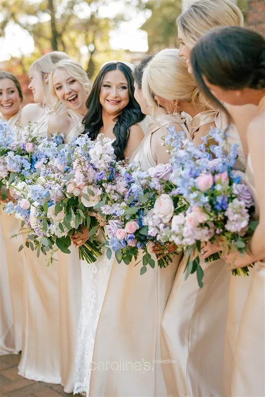 Natural bridal makeup with luminous finish for a Dallas wedding by Paige Anderson Makeup and Hair Artists