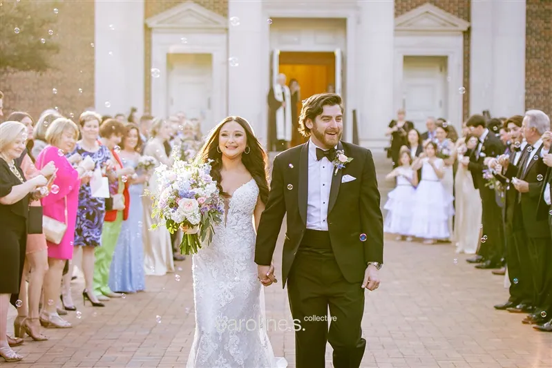 Outdoor ceremony bridal makeup built for Texas natural light by Paige Anderson Makeup and Hair Artists