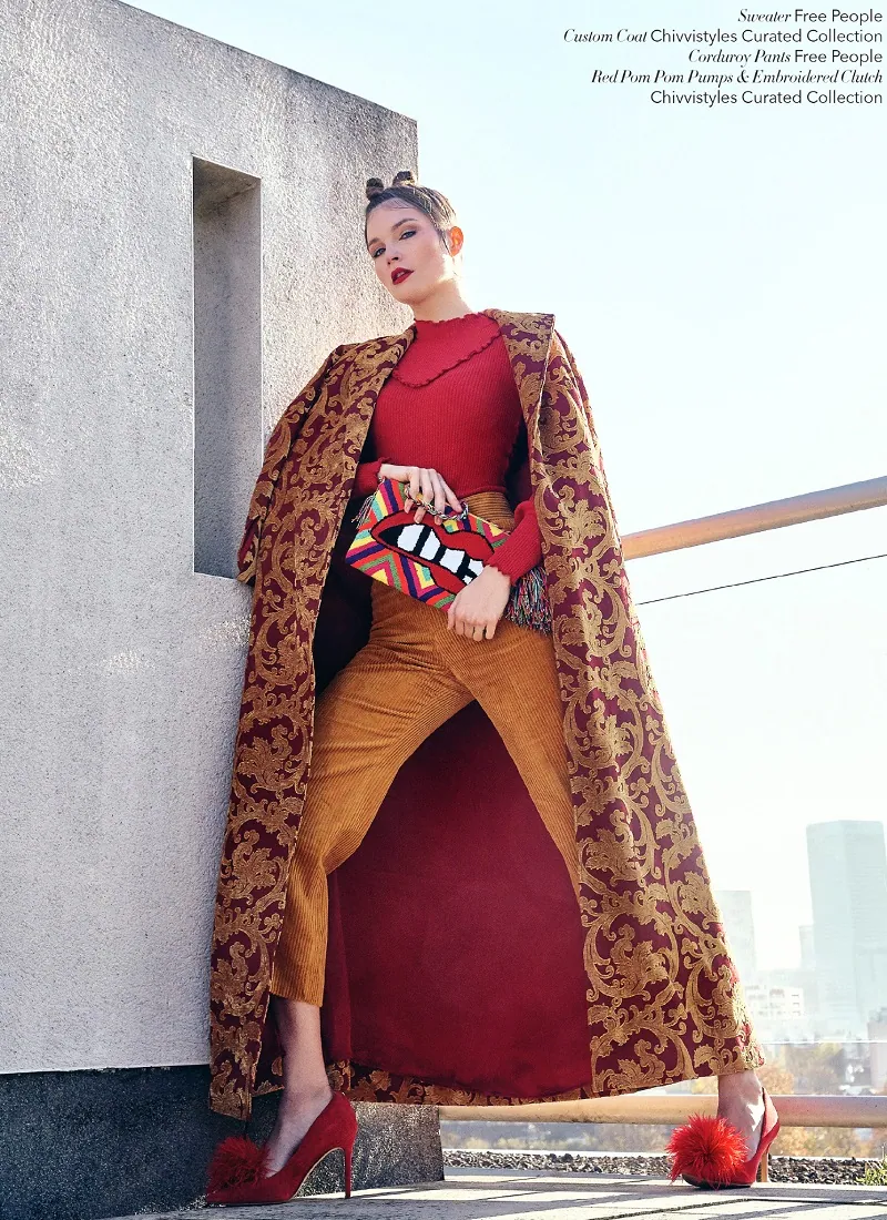 Editorial makeup and hair beauty look by Paige Anderson