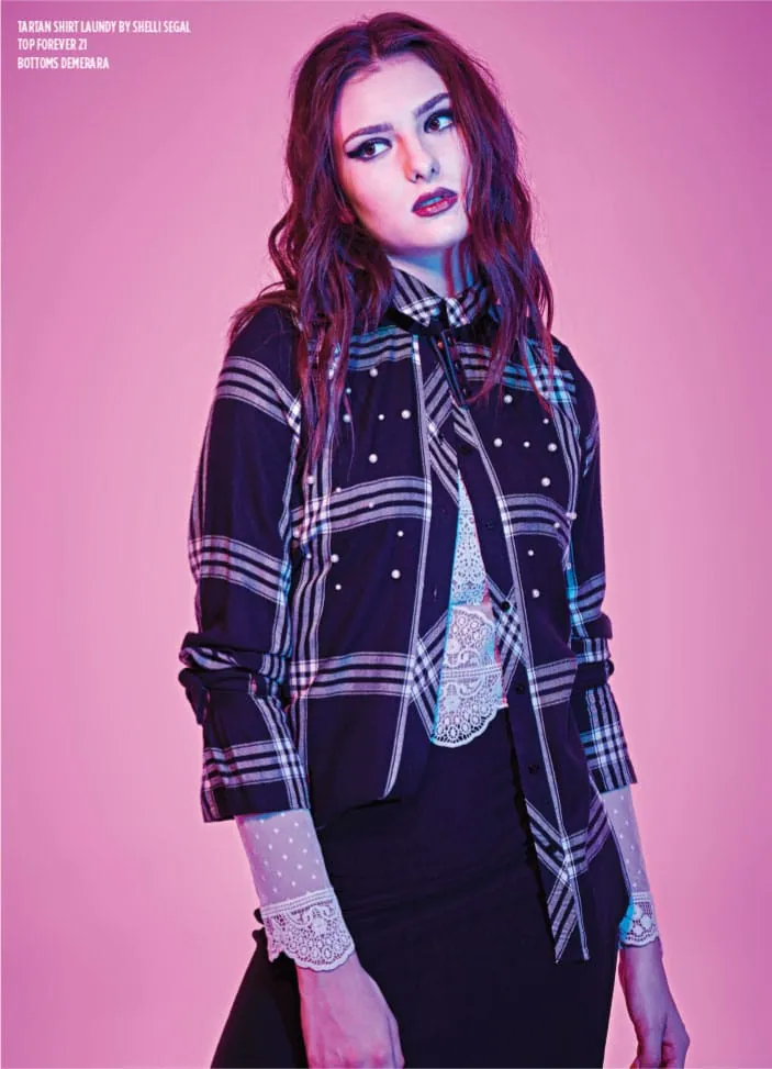 Studio editorial makeup and hair styling